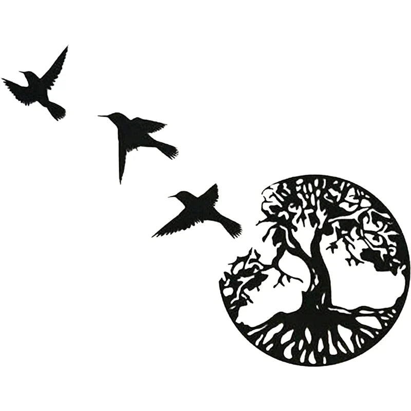 Skanto | Black Metal Wall Art Home Decor