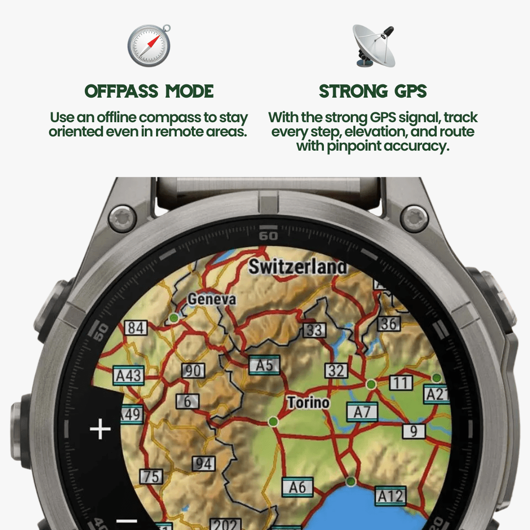 Skanto | Robust utendørs smartklokke med GPS og helsesporing