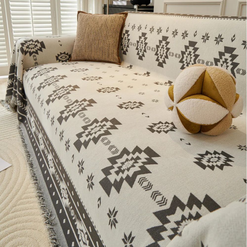 Skanto | Tribal Harmony Reversibel Sofa Deksel
