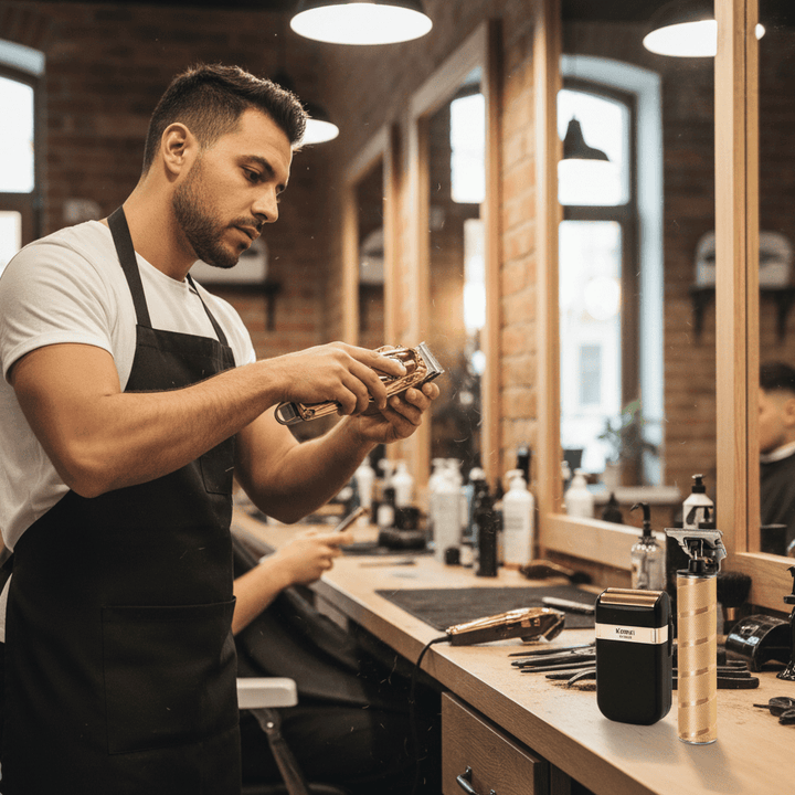 Skanto | SteelEdge X3 3-i-1 Trimmer & Barbermaskin | Presisjon & Trådløs | Svart