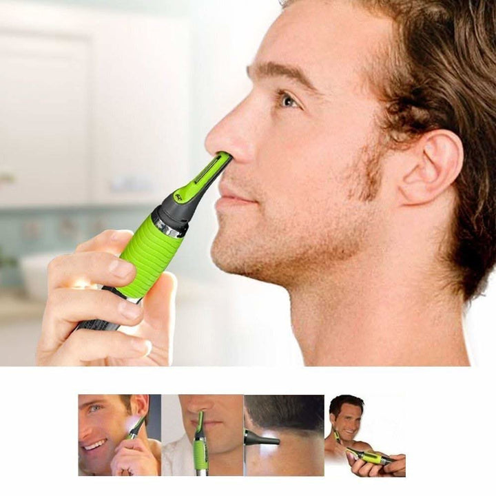 Präzisions-Nasen- og Ohrentrimmer med LED-lys