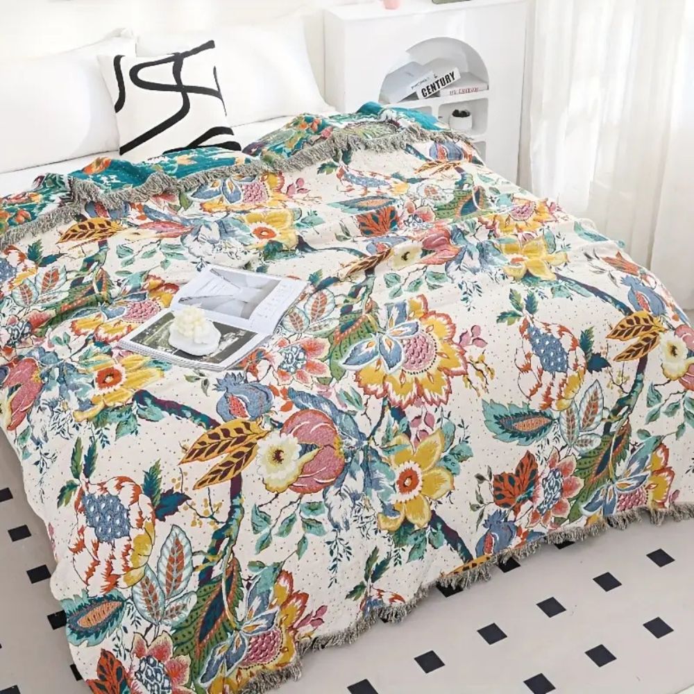 Skanto | Tropical Whisper Reversibel Bomullsteppe