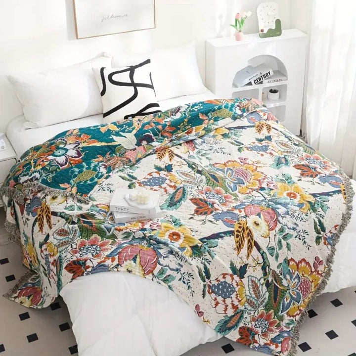 Skanto | Tropical Whisper Reversibel Bomullsteppe