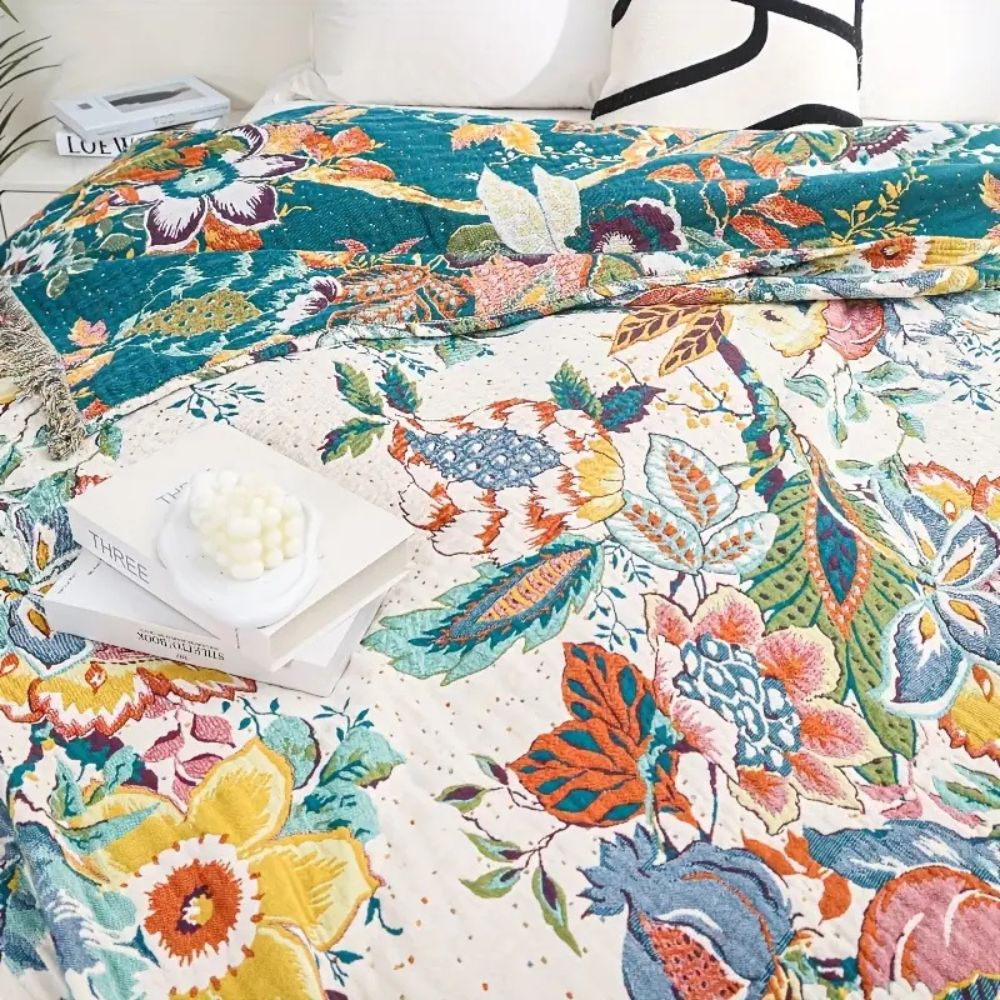 Skanto | Tropical Whisper Reversibel Bomullsteppe
