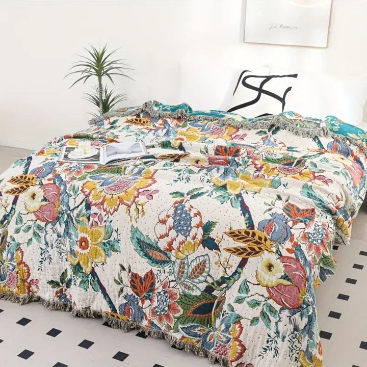 Skanto | Tropical Whisper Reversibel Bomullsteppe