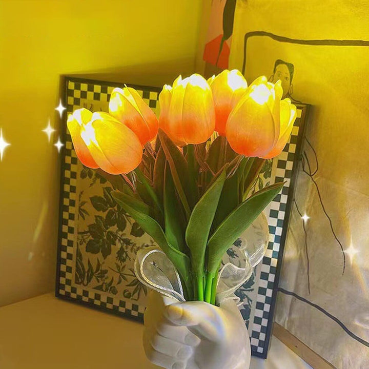 Tulipaner LED Nattlys Bankett Skålift
