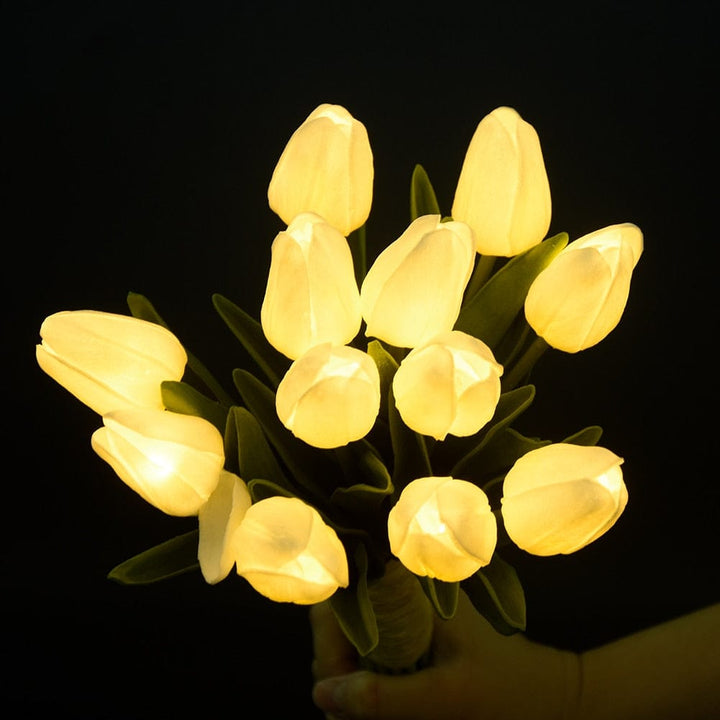 Tulipaner LED Nattlys Bankett Skålift