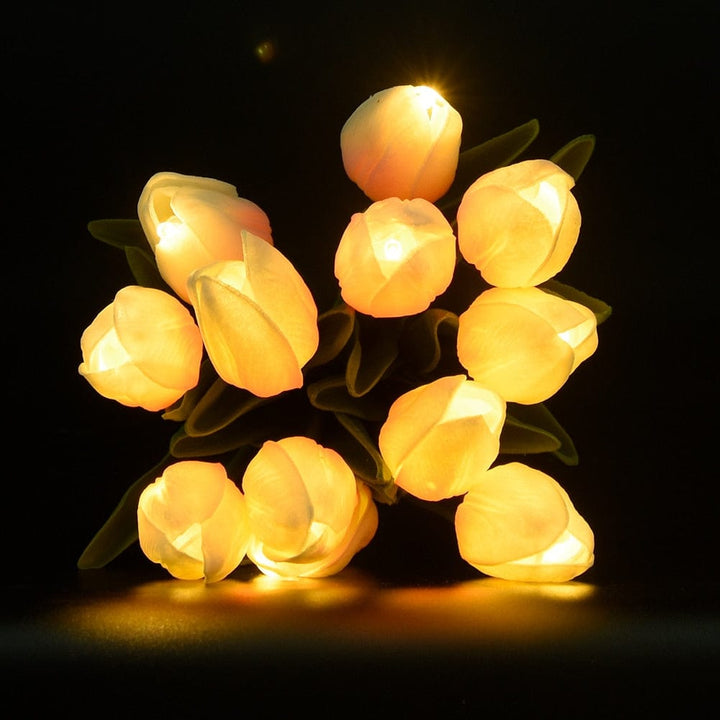 Tulipaner LED Nattlys Bankett Skålift