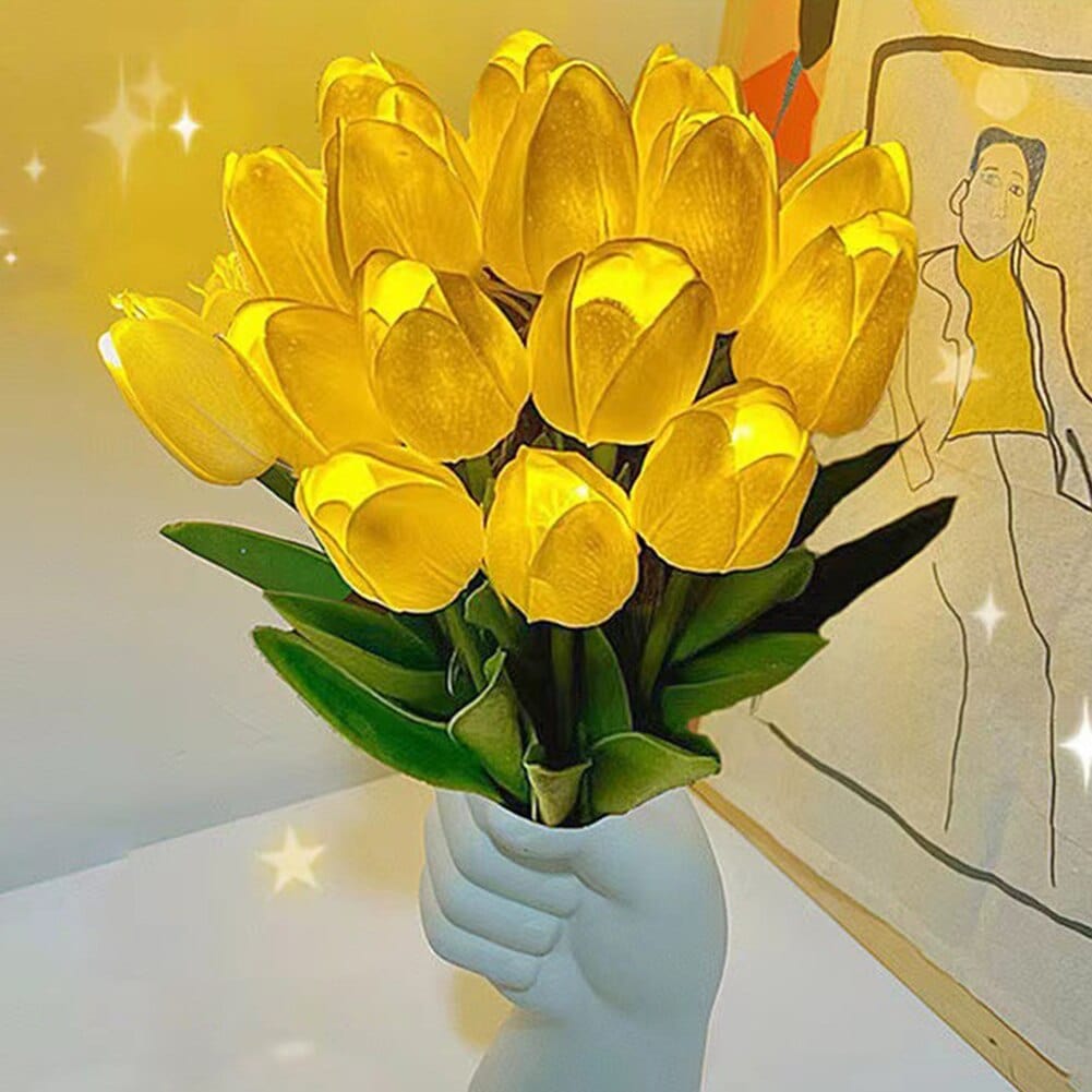 Tulipaner LED Nattlys Bankett Skålift