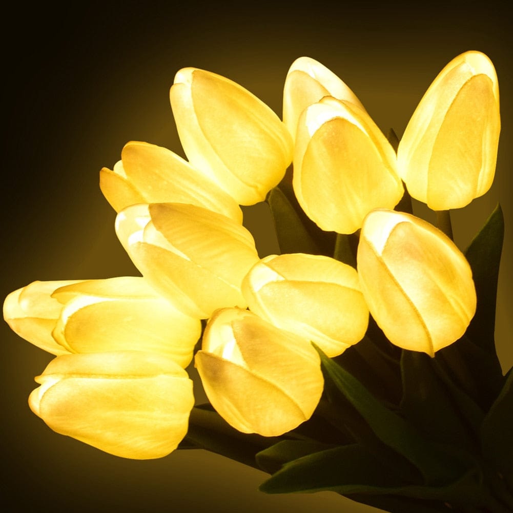 Tulipaner LED Nattlys Bankett Skålift