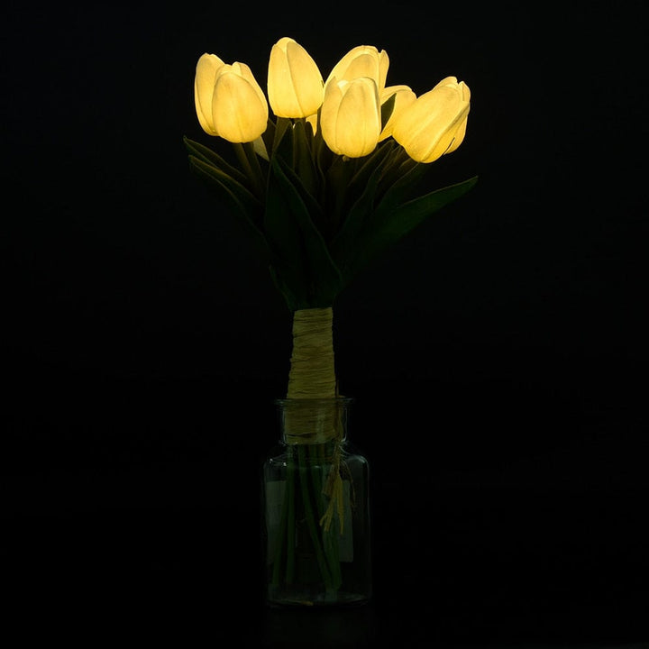Tulipaner LED Nattlys Bankett Skålift