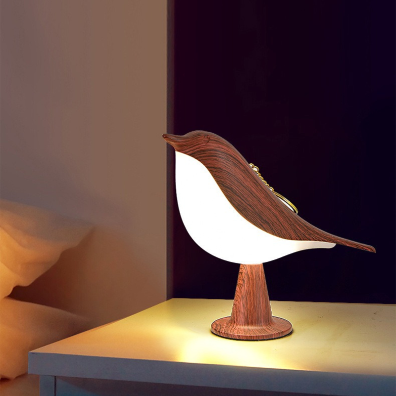 Skanto | Oppladbar LED nattlampe med berøringssensor og kreativ fugledesign