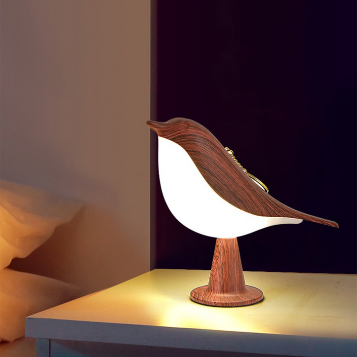 Skanto | Oppladbar LED nattlampe med berøringssensor og kreativ fugledesign