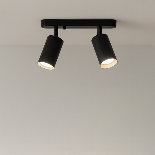 Skanto | TwinGlow Rotterende Taklampe – Justerbar 2-Hodes Moderne Spotlights