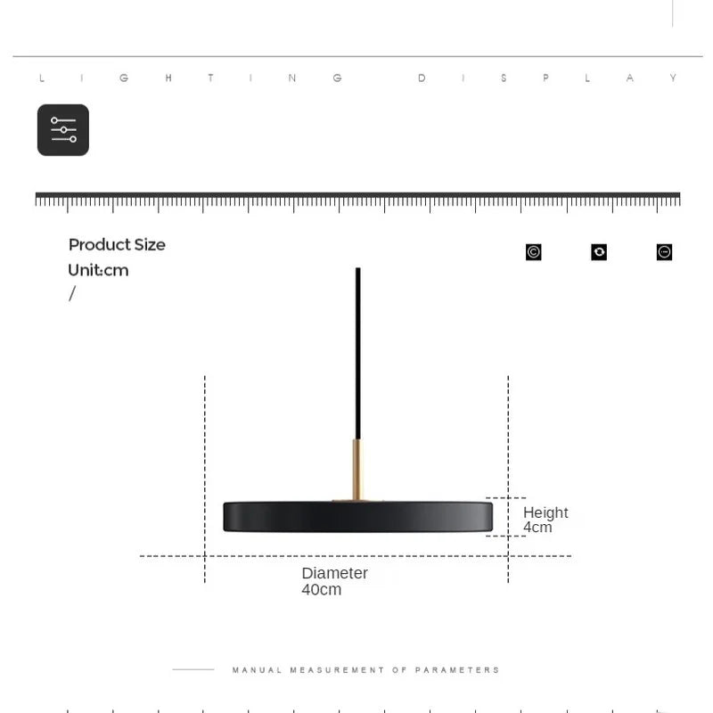 Skanto | Frendorf – Futuristisk Metall LED Hengelampe