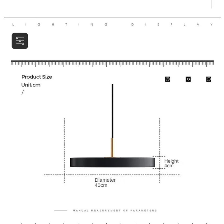 Skanto | Frendorf – Futuristisk Metall LED Hengelampe