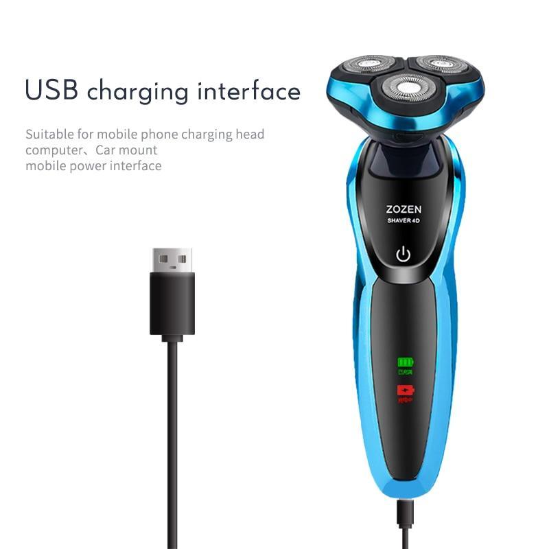 Skanto | USB Lading Elektrisk Barbermaskin Vanntett Profesjonell Skjeggtrimmer