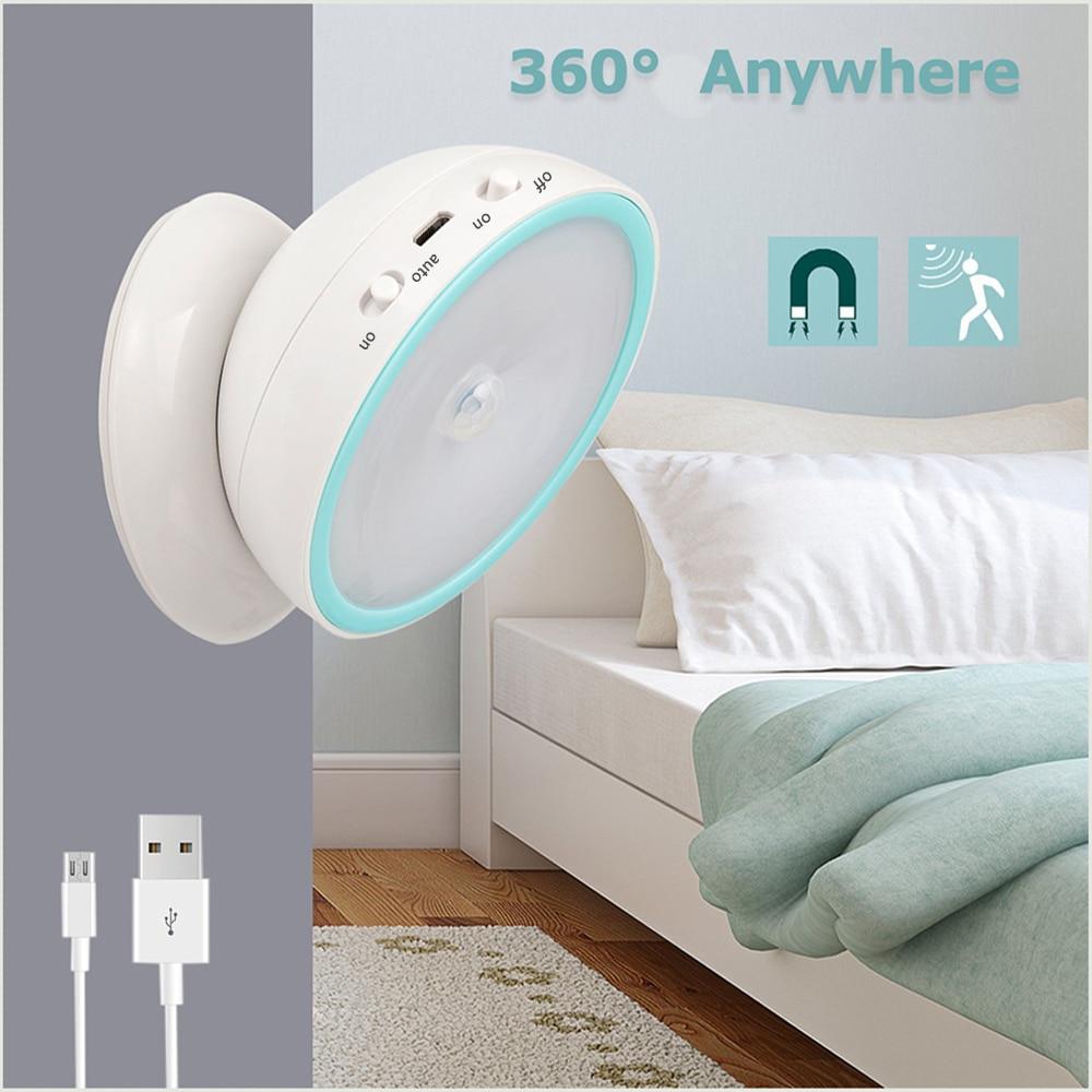 360 Magnetisk LED Bevegelsessensor Lys | Skanto