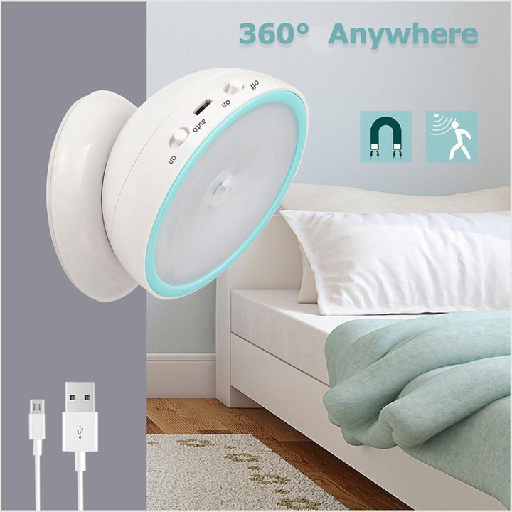 360 Magnetisk LED Bevegelsessensor Lys | Skanto