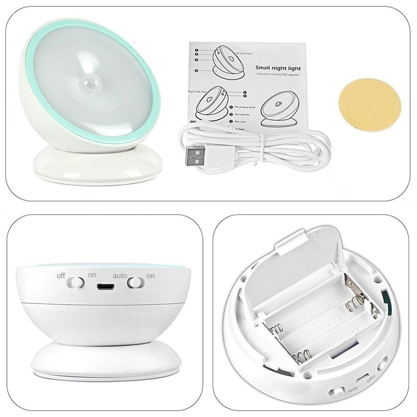 360 Magnetisk LED Bevegelsessensor Lys | Skanto