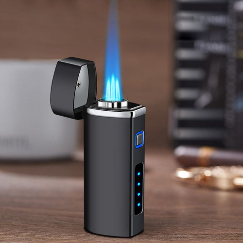 Triple Flame Vindfrakk USB-lading Jet Lighter | Skanto