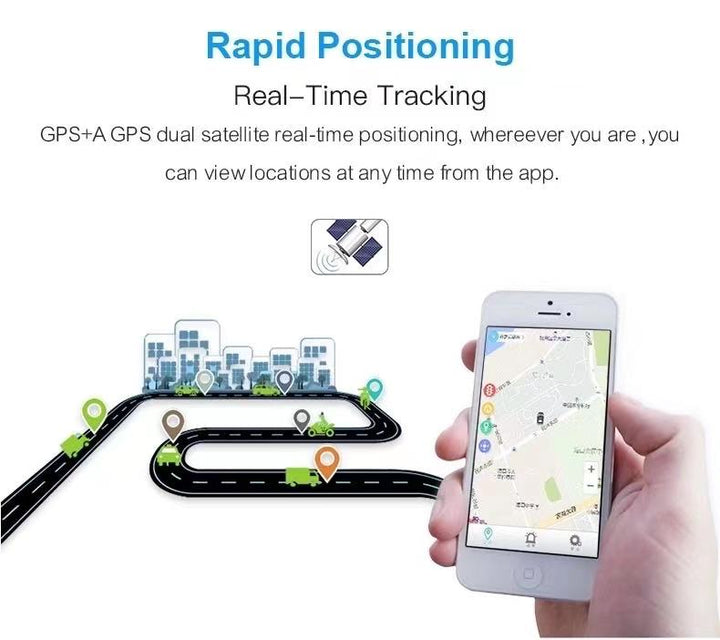 Skanto | Lokator - Magnetisk Mini Bil GPS Lokator (Sanntid-Overvåking)
