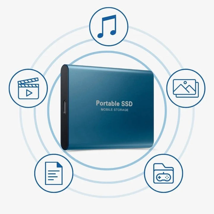 128GB Ultra Rask Ekstern SSD