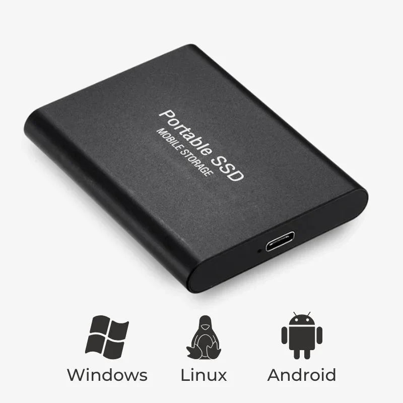 Skanto | Ultra Rask Ekstern SSD – Bærbar Lagring USB 3.1 (Opptil 128GB)