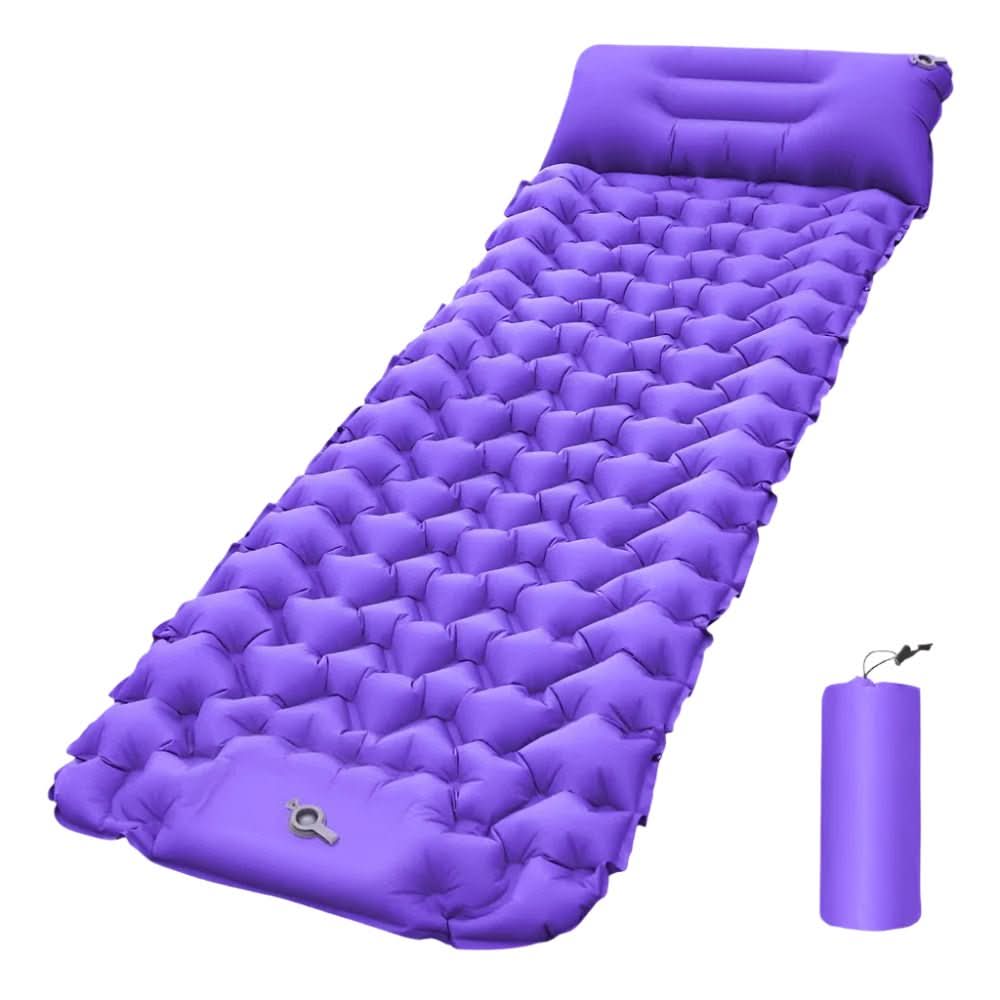 Skanto | Oppblåsbar campingmatte med fotpumpe og ergonomisk design