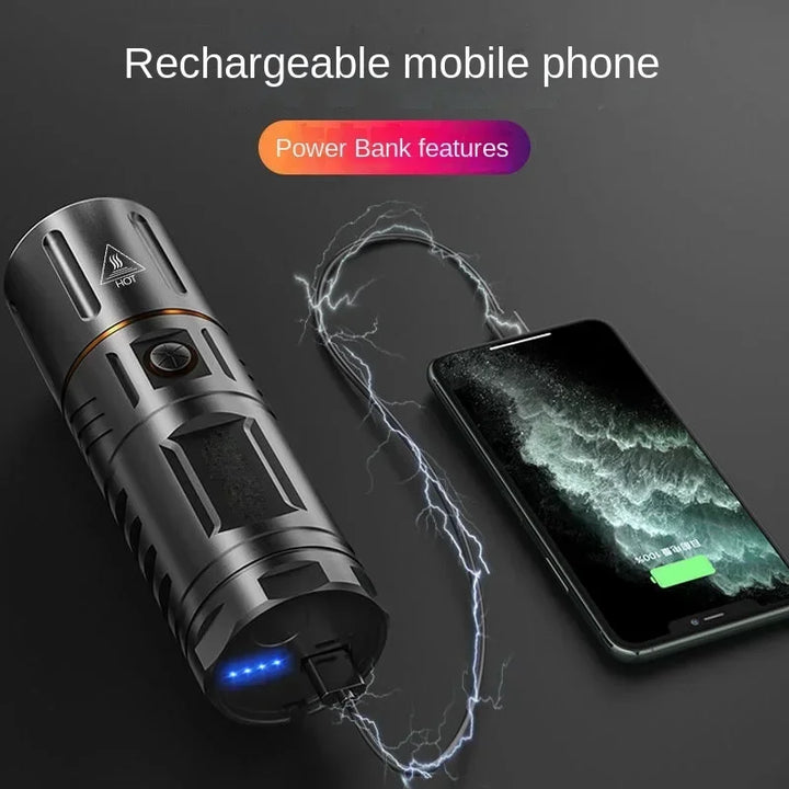Ultra Bright Night Beam Rechargeable Flashlight | Skanto