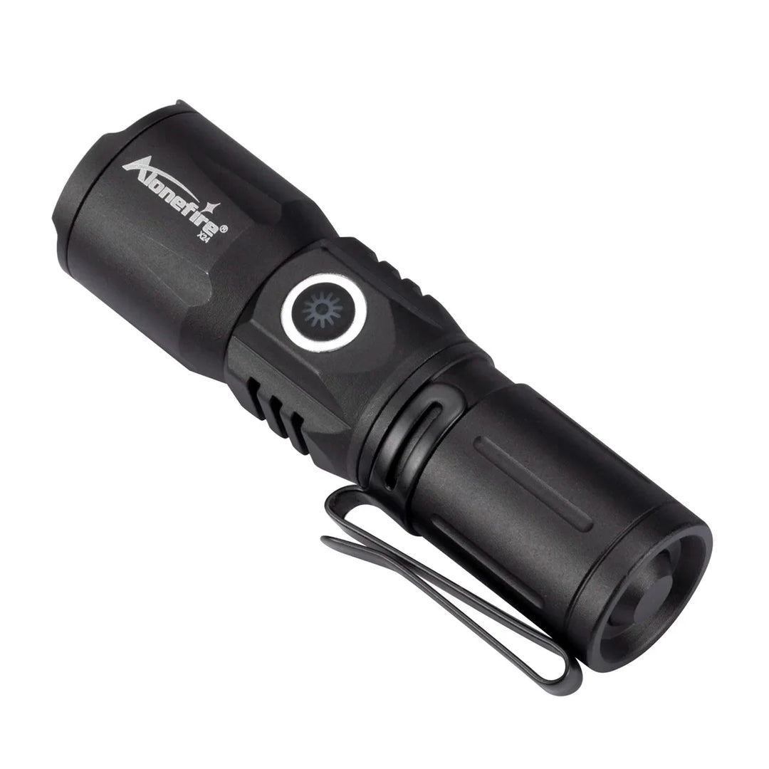 Skanto | Ultra Bright USB teleskopisk zoom lommelykt