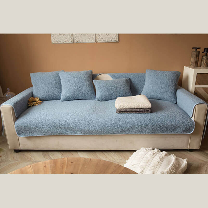 Ultrasoft Teddy Fleece Varm Non-Slip Sofa Deksel 90x160 cm | Skanto