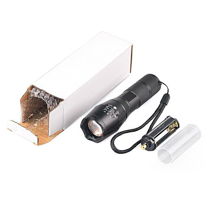 Skanto | IcoolGadget Ultrafiolett 365nM 395nM 4W Kraft LED Aluminium Zoom UV lommelykt lampe Svart lys Fakkel