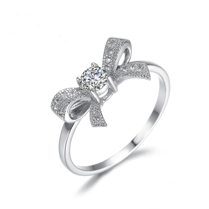 Swiss Crystal Bow Ring | Skanto