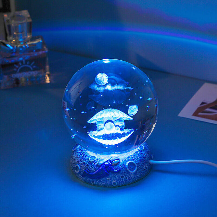 Skanto | Underwater World Krystallkule Nattlys