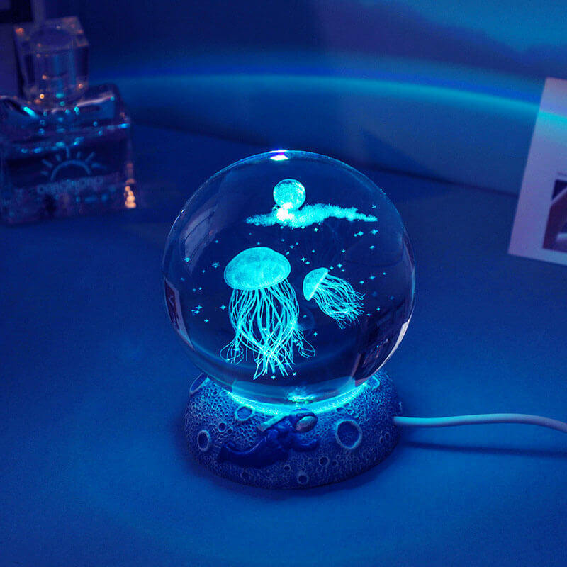 Skanto | Underwater World Krystallkule Nattlys