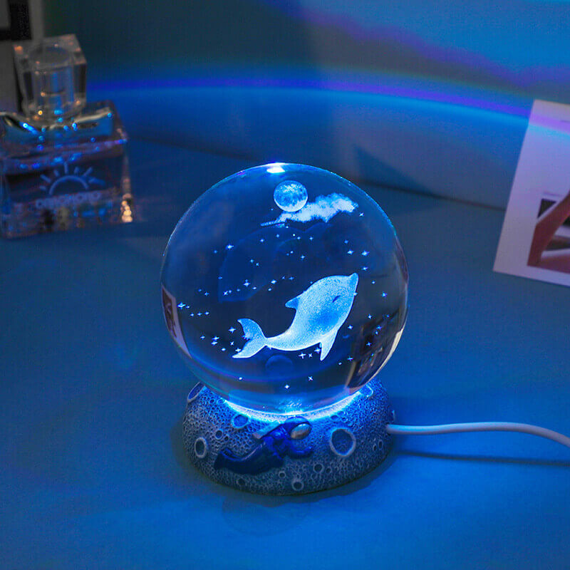 Skanto | Underwater World Krystallkule Nattlys