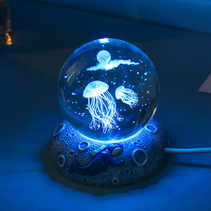 Skanto | Underwater World Krystallkule Nattlys