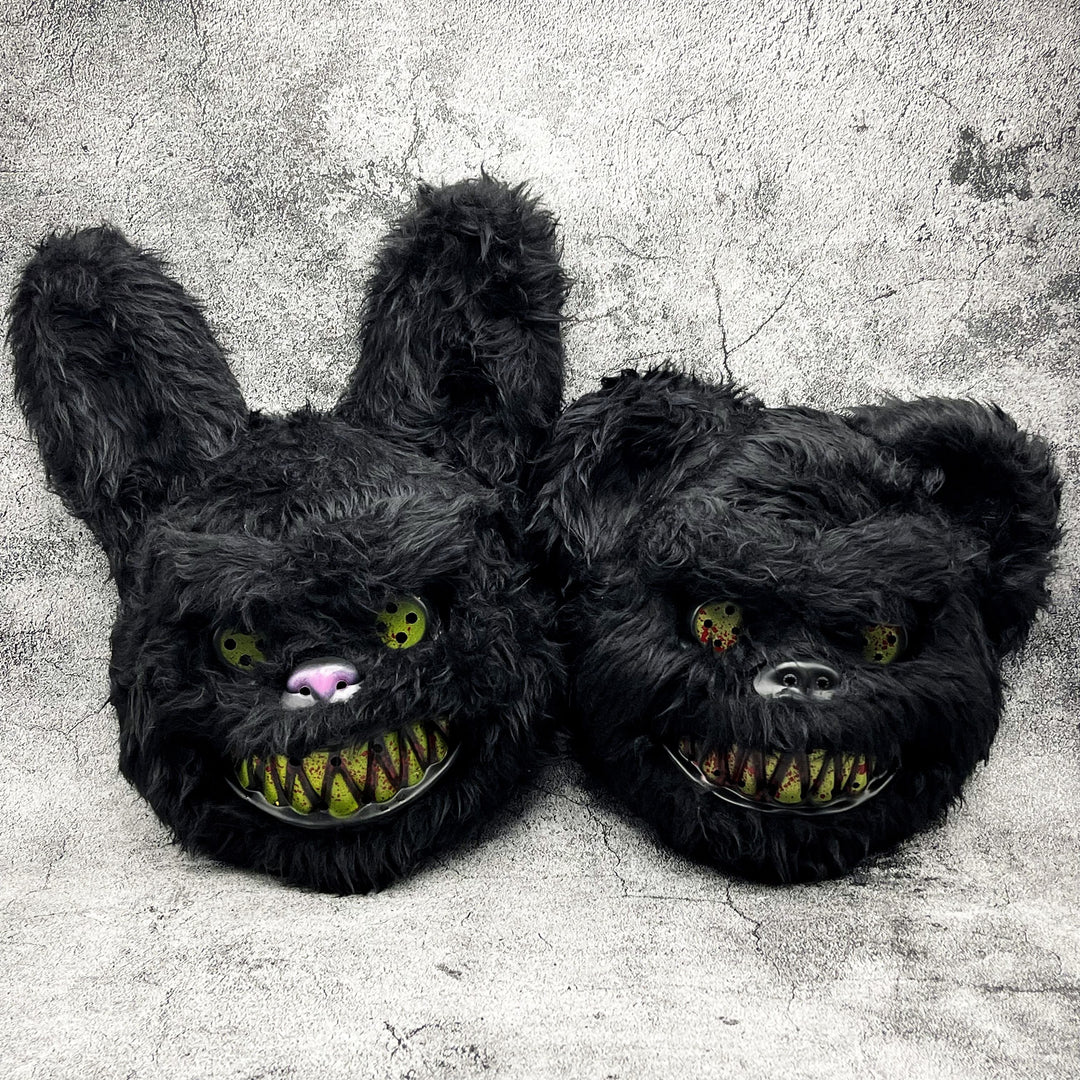Skanto | Skummel Maske Furro | Unisex Halloween Maske | Tegneserie Skrekkdesign | Falsk Pels
