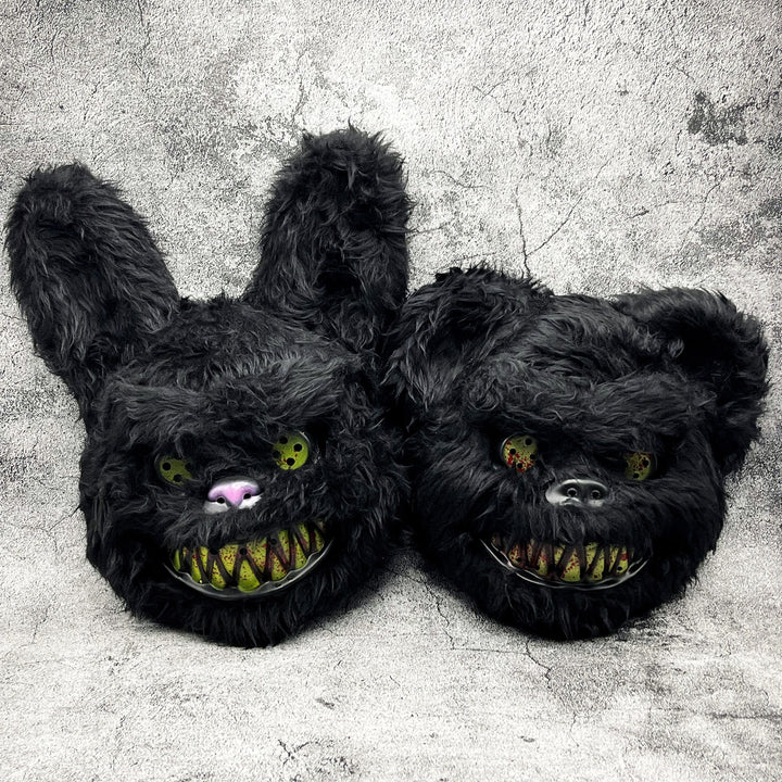 Skanto | Skummel Maske Furro | Unisex Halloween Maske | Tegneserie Skrekkdesign | Falsk Pels