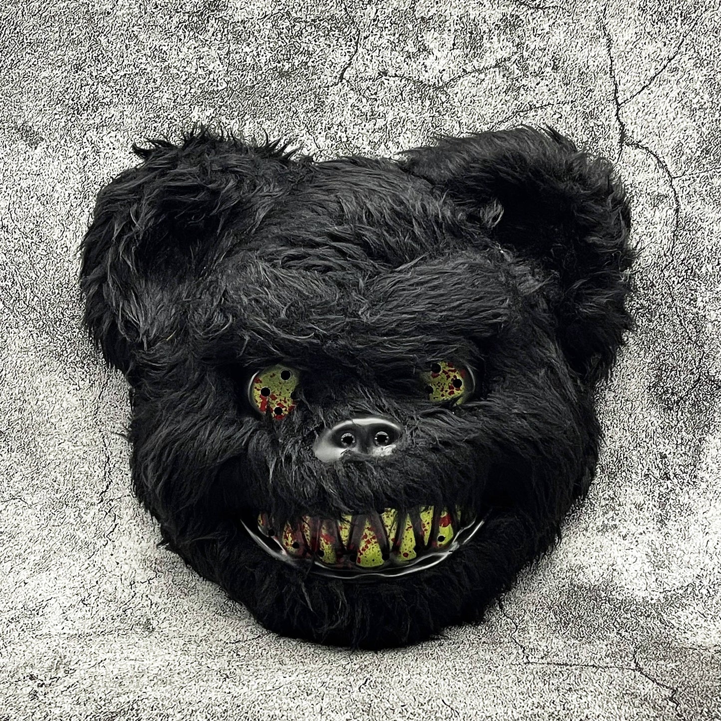 Norvo | Skummel Maske Furro | Unisex Halloween Maske | Tegneserie Skrekkdesign | Falsk Pels