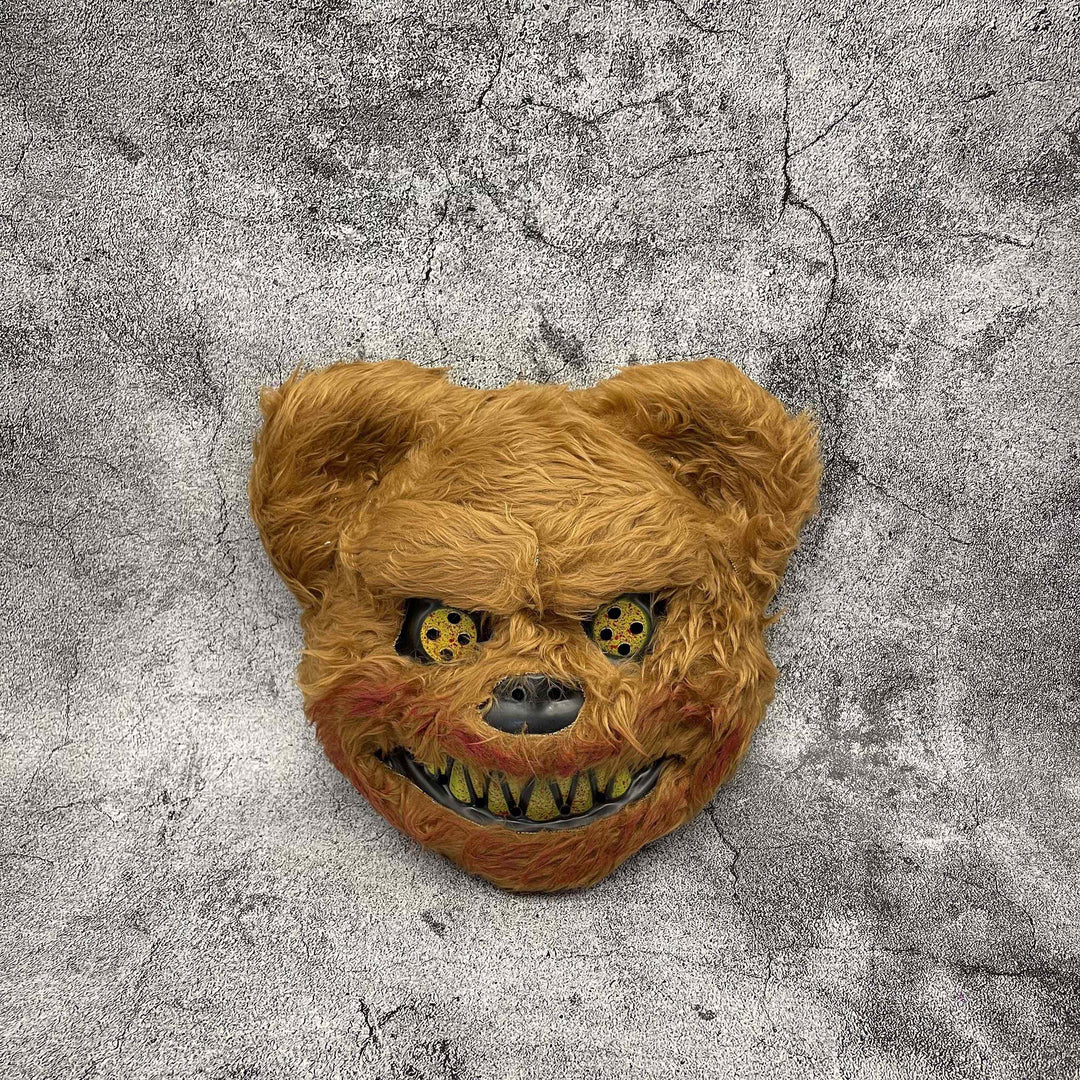 Skanto | Skummel Maske Furro | Unisex Halloween Maske | Tegneserie Skrekkdesign | Falsk Pels