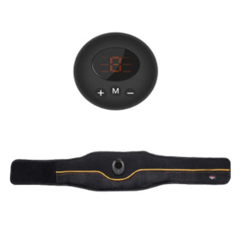 Skanto | Oppladbar hjemme smart EMS magebelte, med feste, pustende nett, 6 moduser og 9 styrker, for hjemme, kontor og treningsstudio
