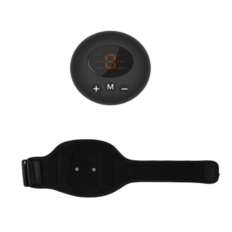 Skanto | Oppladbar hjemme smart EMS magebelte, med feste, pustende nett, 6 moduser og 9 styrker, for hjemme, kontor og treningsstudio