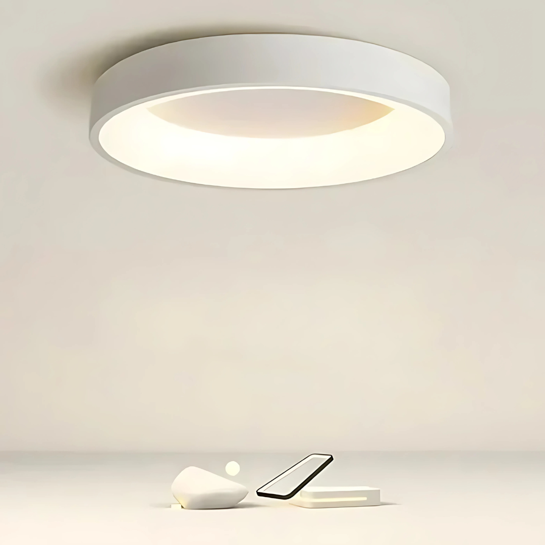 Skanto | Taklampe LED | Nordisk Rund Modern Innfelt Armatur