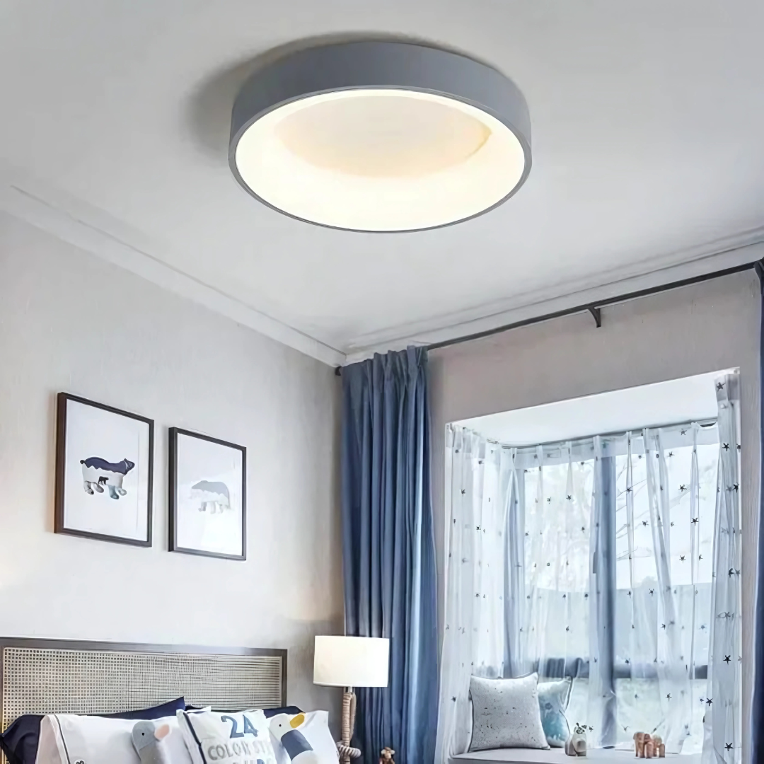 Skanto | Taklampe LED | Nordisk Rund Modern Innfelt Armatur