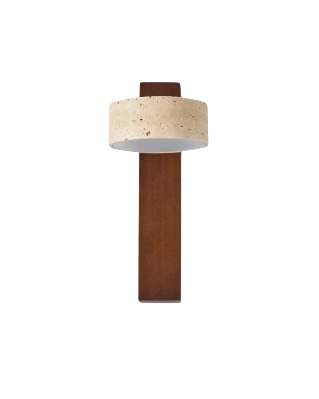 Skanto | Vegglampe laget av travertin naturstein i moderne design