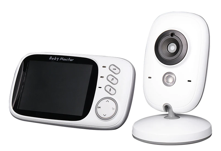 3,5-Zoll-Video-Babyphone with Nachtsicht, Temperaturanzeige og Zwei-Wege-Audio