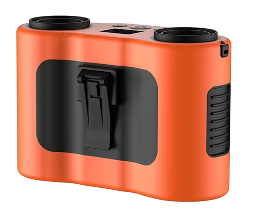 Skanto | Bærbar midje-klipsvifte med dual luftuttak & 20 000 mAh batteri – BreezeMate