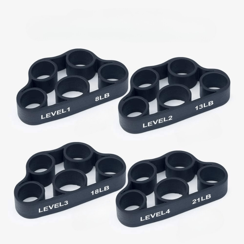 Norvo | sett med 4 håndtrenere for målrettet finger- og underarmsstyrke